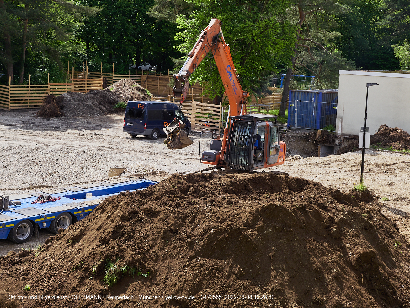 08.06.2022 - Baustelle zur Mütterberatung und Haus für Kinder